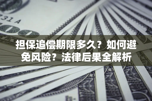 北京担保追偿期限多久？如何避免风险？法律后果全解析