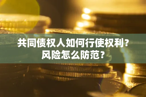 北京共同债权人如何行使权利？风险怎么防范？