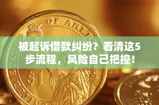 北京被起诉借款纠纷？看清这5步流程，风险自己把控！